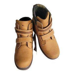 NIB Deer Stags 7 M Youth Size Leather Camoflage Wheat Hiking Boots Boys Kids